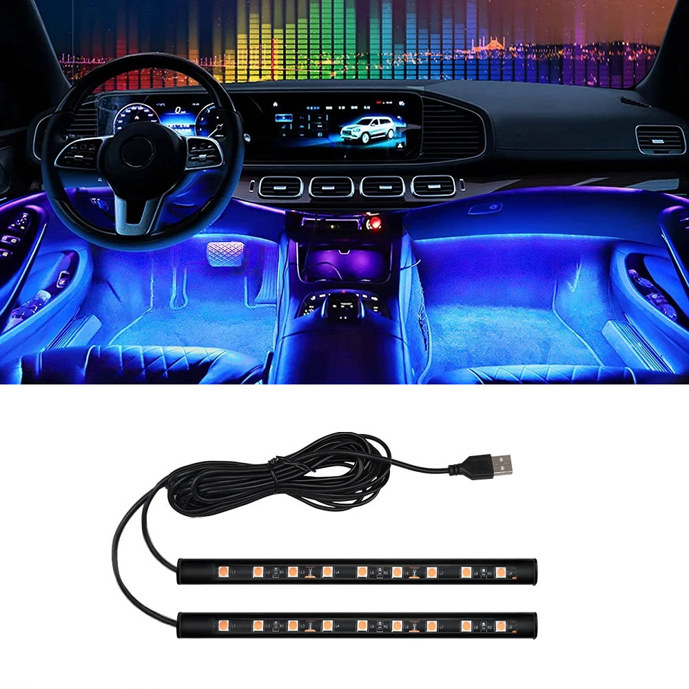 Vape Decoration - Lampu Neon Mobil Lampu Kaki LED