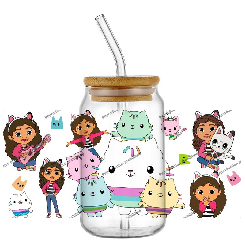 Stiker Kucing Pelangi & Gadis  - Rdta Tank Glass ulasan dan harga