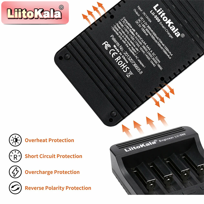 Pengisi Daya Baterai LiitoKala - Vape Battery 18650 ulasan dan harga